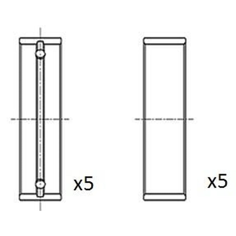 FAI Main Bearing Set 58.7mm BM1041-050