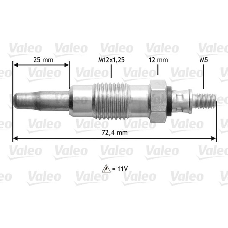 Valeo Diesel Engine Glow Plug 345119