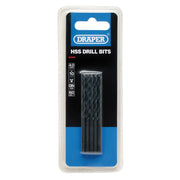 Draper HSS Twist Drill Bits 4.0mm x 75mm Pack of 10