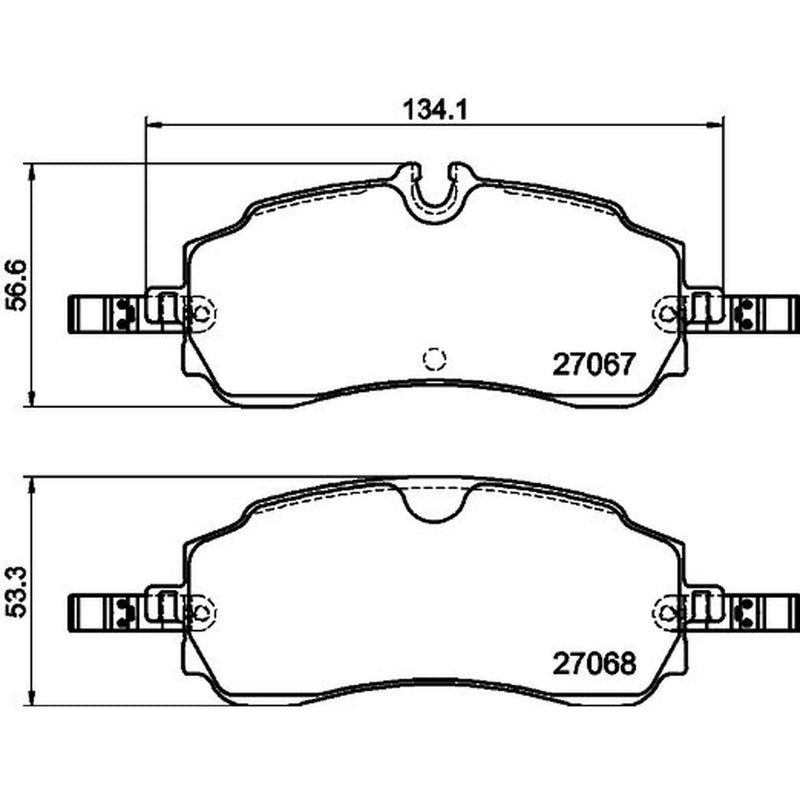 Mintex Rear Brake Pad Set MDB4443