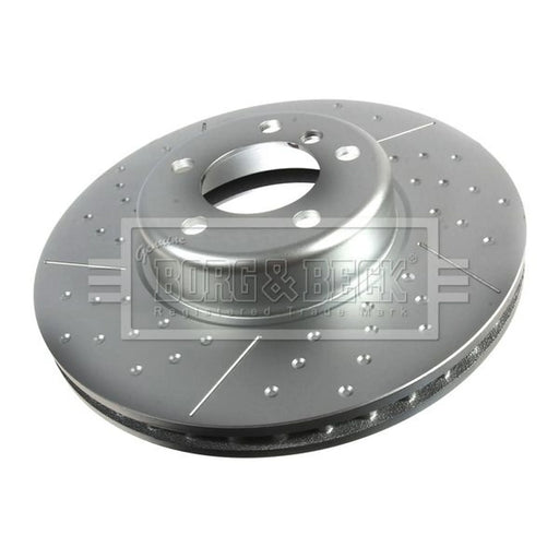 Borg & Beck 2 x Perforated/Vented Front Brake Discs BBD7012S