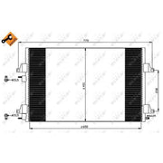NRF Air Conditioning Condenser 35749