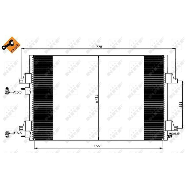 NRF Air Conditioning Condenser 35749