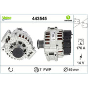Valeo Car Alternator 12V 443545