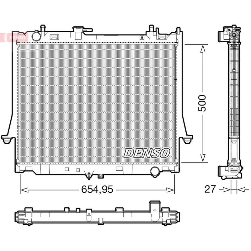 Denso Engine Radiator DRM99014