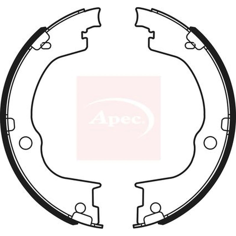 Apec Parking Brake Shoe Set SHU720