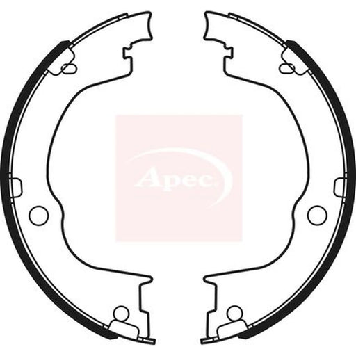 Apec Parking Brake Shoe Set SHU720