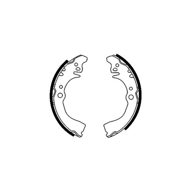 Mintex Brake Shoe Set Axle Kit MFR295