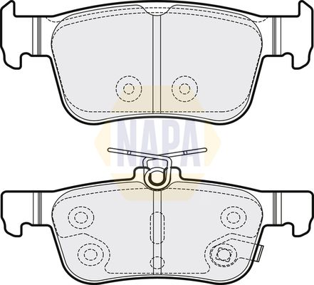 NAPA Rear Brake Solid Discs & Pads fits HONDA
