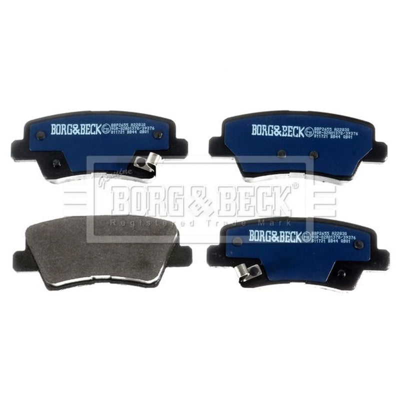 Borg & Beck 4 x Rear Brake Pad Set BBP2655
