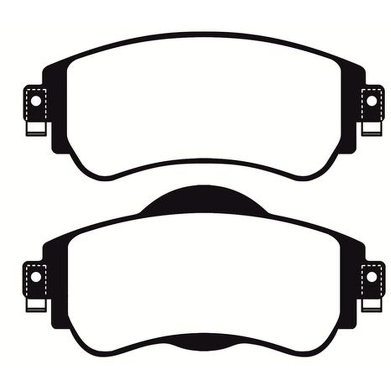 Abtex Front Brake Pad Set PLU2156