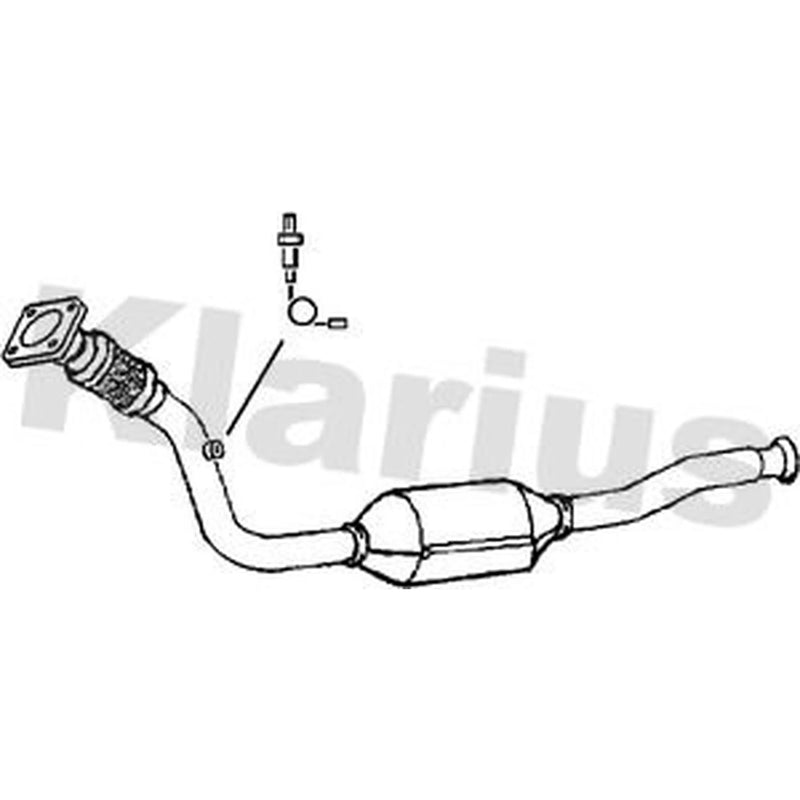 Klarius Catalyst Type Approved With Pipe 321770