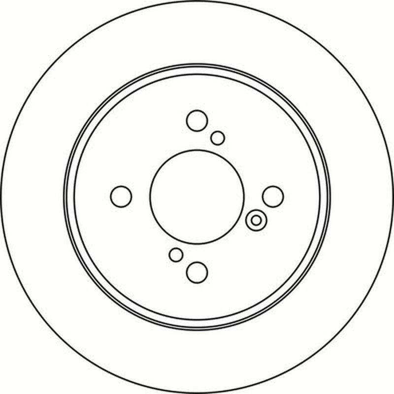 Abtex 2 x Solid Rear Brake Discs BD1773S