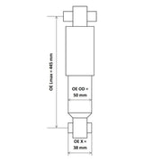 KYB Shock Absorber Damper Strut Front 3450036
