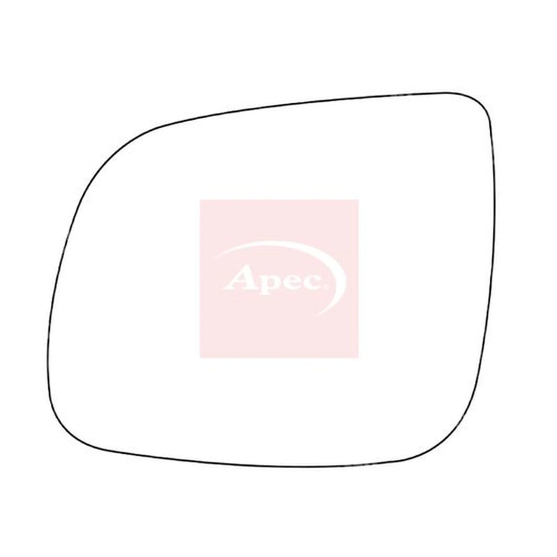 Apec Exterior Wing Mirror Glass Left AMS2763