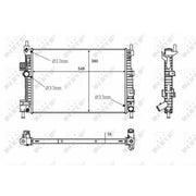 NRF Engine Radiator 58289
