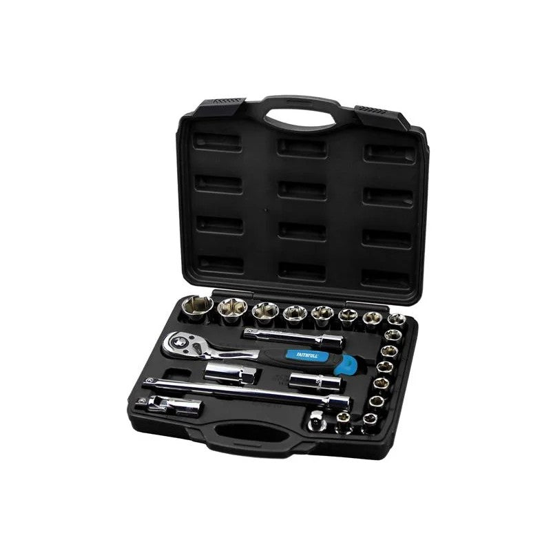 Faithfull 1/2in Socket Set, 22 Piece - FAISOC1222MQ