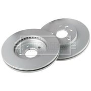 Borg & Beck 2 x Vented Front Brake Discs BBD4796