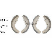 Textar Brake Shoe Set Axle Kit 91064200