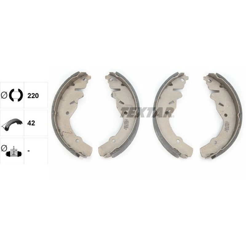 Textar Brake Shoe Set Axle Kit 91064200