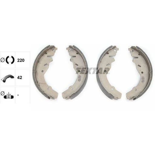 Textar Brake Shoe Set Axle Kit 91064200