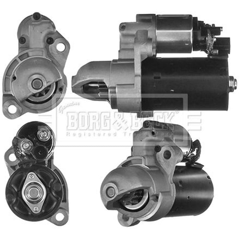 Borg & Beck Starter Motor 12V 1.2kW 10 Teeth BST2538