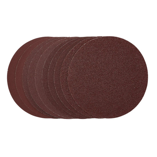 Draper Sanding Discs 150mm PSA Assorted Grit Pack of 10