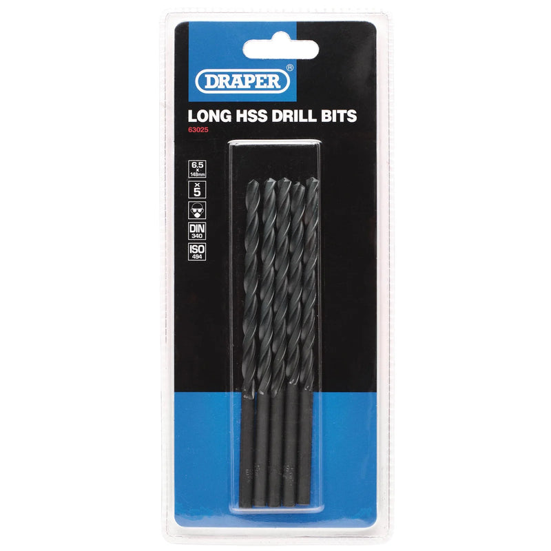 Draper Expert Long HSS Drill Bit 6.5mm