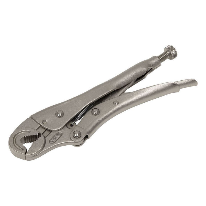 Sealey Locking Pliers Round Jaws 195mm 0-35mm Capacity AK6871 Sealey  - Town Parts