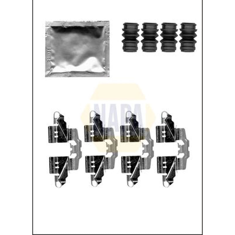 NAPA Brake Pad Accessory Fitting Kit Rear NFK1147