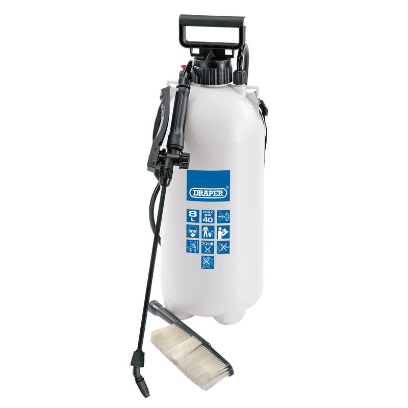 Draper Vehicle Pressure Sprayer 10L with Adjustable Nozzle