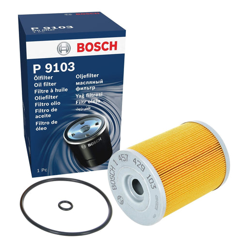 Genuine Bosch Car Oil Filter P9103 Fits Vw Golf Vr6 - 2.8 - 92-97 1457429103 Bosch  - Town Parts