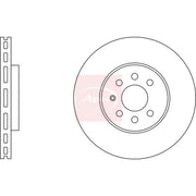 Apec 2 x Vented Front Brake Discs DSK2328