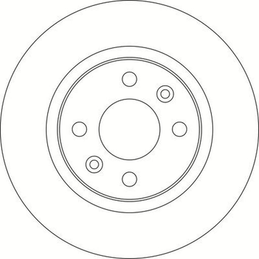 Abtex 2 x Solid Front Brake Discs BD1873S