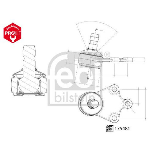 Febi Ball Joint Front Left 175481