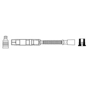 Bosch Ignition HT Lead Cable Front 0 356 912 952