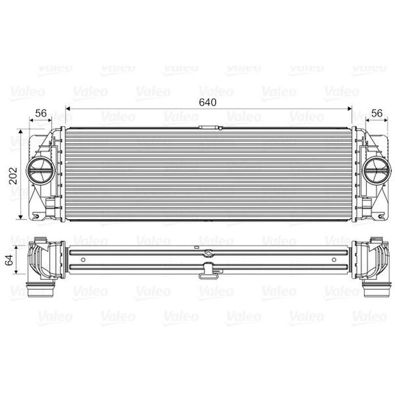 Valeo Intercooler (Charge Air Cooler) 818341