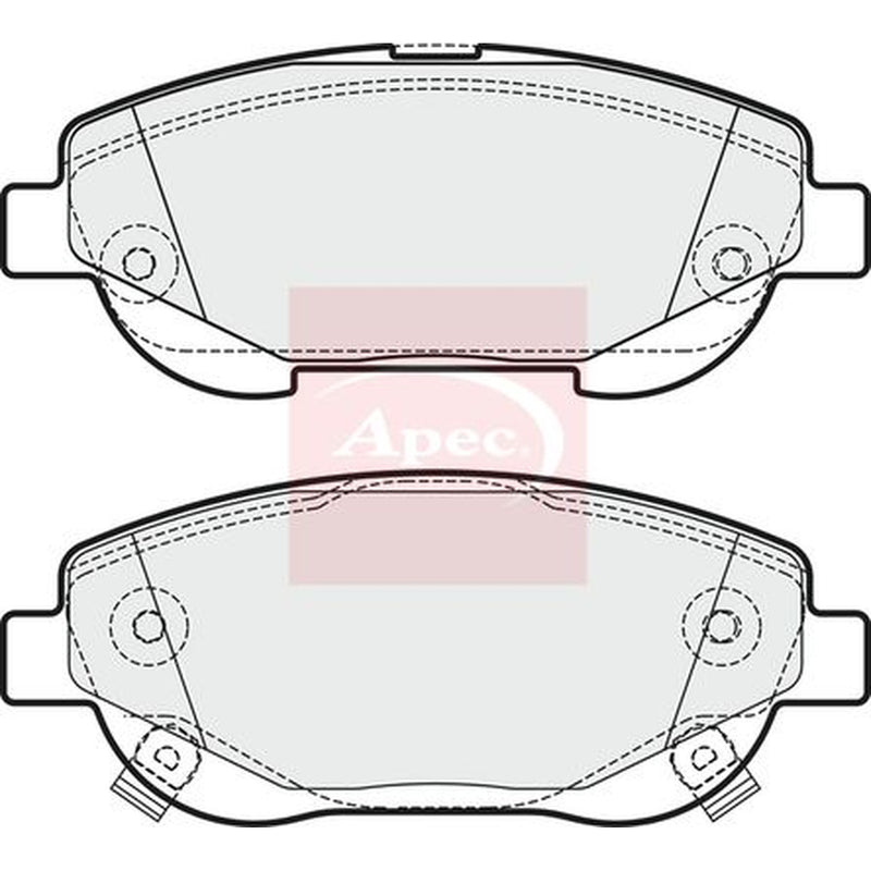 Apec Front Brake Pad Set PAD1808