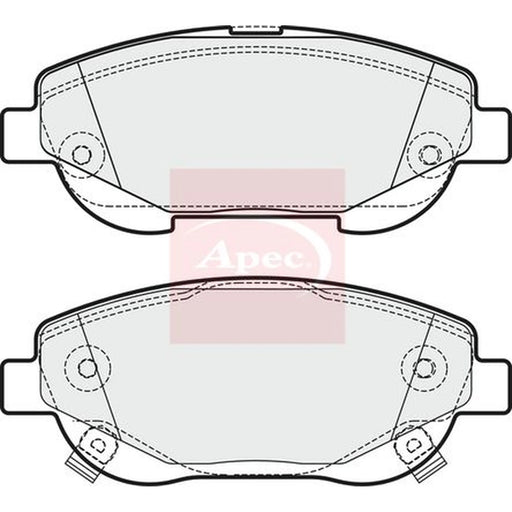 Apec Front Brake Pad Set PAD1808