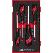 Teng Tools Screwdriver Set FOAM1 4 Pieces Phillips/Pozi