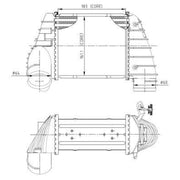 NRF Intercooler (Charge Air Cooler) Right 309040