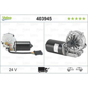 Valeo Front/Rear Wiper Motor Front 403945
