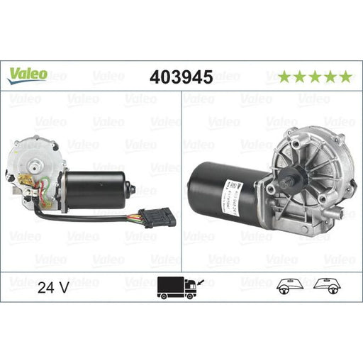 Valeo Front/Rear Wiper Motor Front 403945