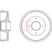 Apec Brake Drum Assembly DRM9148