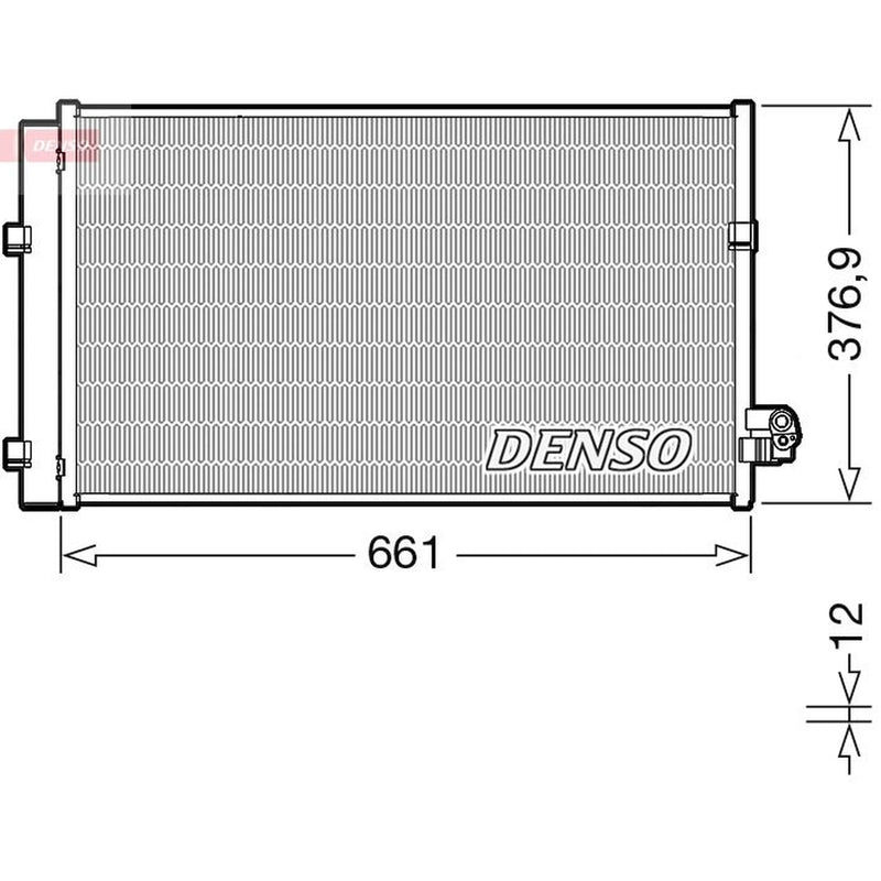 Denso Air Conditioning Condenser DCN05106