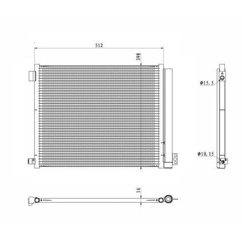 NRF Air Conditioning Condenser 350469