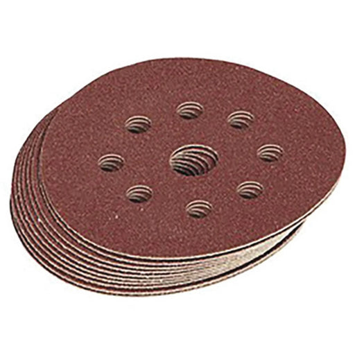 Draper Sanding Discs 125mm Assorted Grit Pack of 10