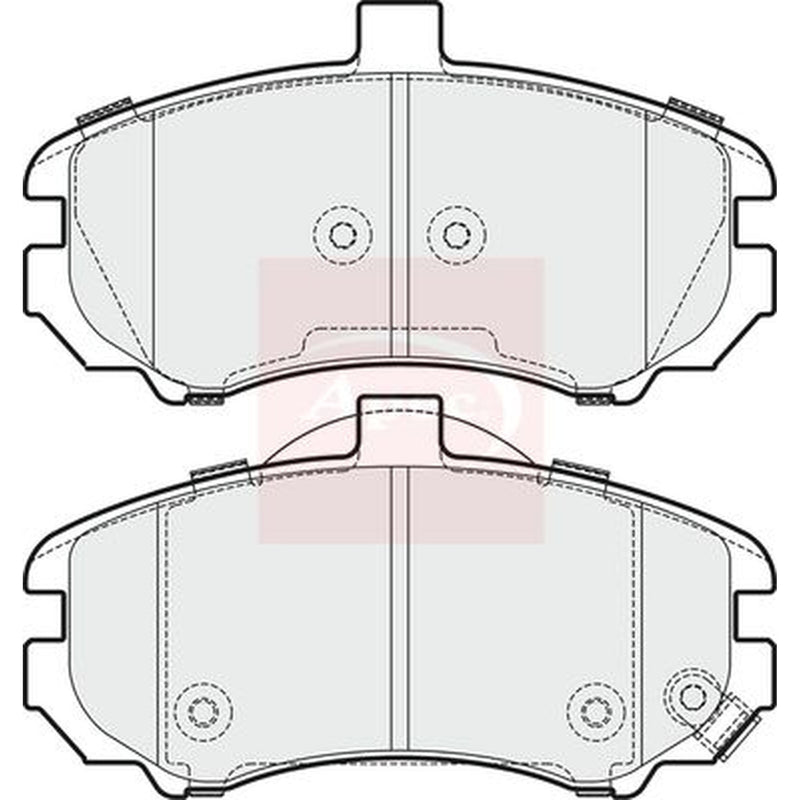 Apec Front Brake Pad Set PAD1642