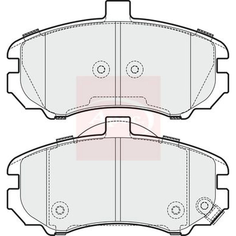 Apec Front Brake Pad Set PAD1642