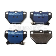 Borg & Beck 4 x Rear Brake Pad Set BBP1712